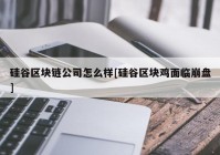 硅谷区块链公司怎么样[硅谷区块鸡面临崩盘]